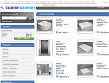 Tablet Screenshot of cudnelazienki.pl